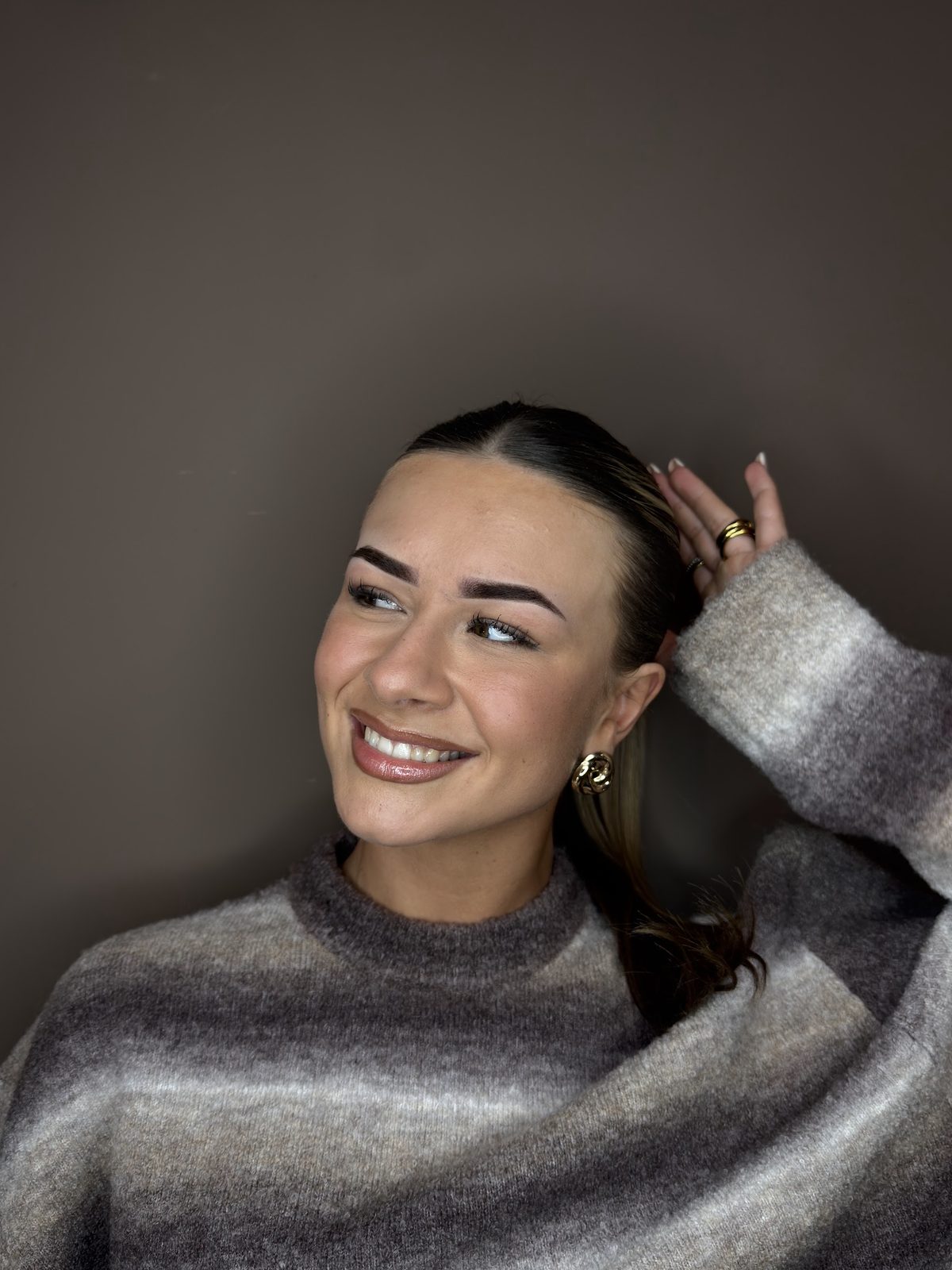 Portret in de studio van Pipasbeautyroom